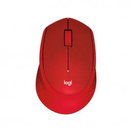 SKI - สกี จำหน่ายสินค้าหลากหลาย และคุณภาพดี | Logitech M331 เม้าส์ไร้สาย ไร้เสียง Wireless 2.4GHz สีแดง